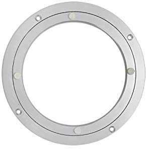 UTALIND Lazy Susan 20,3 cm Aluminium Lager Drehteller Drehlager Drehplatte für starke Belastungen Esstisch Drehteller Ring
