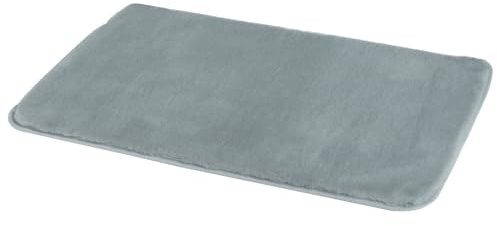 Gedy Fuzzy Badteppich 80 x 50 cm, Grau
