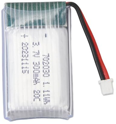 RiToEasysports RC Drone Lithium Battery,3.7V 300mAh 20C PH1.25 702030 Reverse Plug Aircraft Li Polymer Battery for Replacement