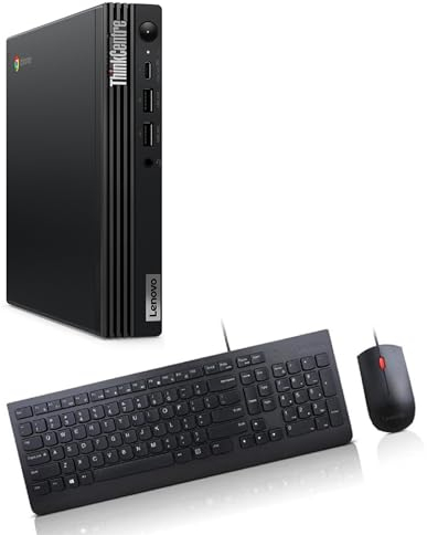 Lenovo THINKCENTRE M60q Mini PC CELERON 7305 1.1GHz RAM 8GB eMMC 64GB-S.O. Chrome Black (12C60001IX) Marca