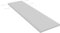 Outsunny Cuscino per Sdraio e Lettino Prendisole, Cuscino Imbottito con Poggiatesta e Lacci in Poliestere Resistente all'Acqua, Grigio Chiaro