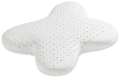 Mayaadi-Home Schmetterling Kopfkissen für Seitenschläfer | Orthopädisches Kissen | 57x45x13cm | gegen Nackenschmerzen, ergonomisches Kissen | mit Thermo-Bezug | Visco Memory Foam | NY3-03K