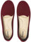 Veittes Women's Wide Width Flats Shoes - Classic Knitted Soft Casual Breathable Slip-on Ballet Shoes.(2205003-3,WR/FK,UK4.5 Wide)