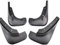 Lgtcjzfw 4 Stück Schmutzfänger Kotflügel für VW 1998–2005 Golf 4 Mk4 IV Bora, Auto Rad Clips Tür Schutz Kit, Keine Bohrung erforderlich, ABS Kunststoff