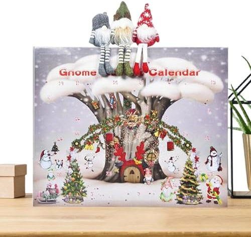 Weihnachtswichtel Adventskalender 2024, Wichtel Puppe Spielzeug Adventskalender 2024Mit 3 Einzigartigen Wichtelpuppen, Weihnachtsdekoration Für Kinder Und Erwachsene