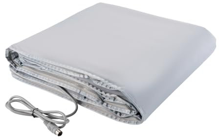 Manta para sauna de infrarrojos lejanos, saco de sauna, moldeador de cuerpo, manta de masaje, controlador de 2 zonas, para uso en salones de belleza, spas, salas de relajación y en casa 70,8 x 31,4