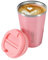 Artlive Coffee Cup, Reusable, Insulated & Double Wall Travel Mug - Travel Cup Thermal Stainless Steel Eco-Friendly with Lid - Hot & Cold Coffee Mug (Pink, 510 ml)