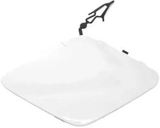 KMAGE Tapa Ojo Remolque Coche para Peugeot 2008 2019 2020 2021 Cubierta De Gancho De Remolque para Parachoques Delantero De Coche(Blanco)
