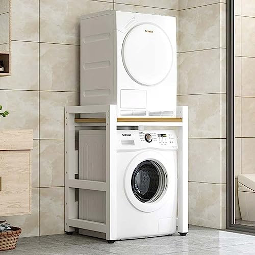 Waschküchen-Aufbewahrungsschrank, Regal, Nizer, über Waschmaschine, Trockner, Kombi, stapelbares Set mit 300 kg Kapazität