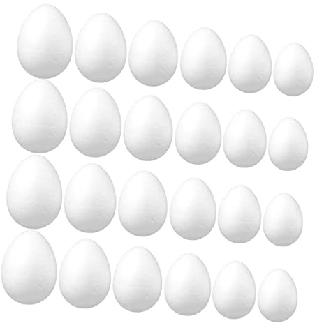 Veemoon 24stücke Ostereier Eier Verschiedenen Für Bastelprojekte Dekoration Und Osterfeiern Bemalen Und Gestalten Von Osternestern