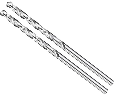 METALLIXITY Drill Bit (1.5mm) 4241 High-Speed Steel Uncoated 2Pcs | Straight Shank Uncoated (Bright) 118° for Wood Plastic Iron Copper Aluminum Low Soft Metal