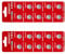 omiinitio 10/20 batterie alcaline a bottone LR44, 1 5 V, potenza di lunga durata, AG13 A76, per orologi, elettronica giocattolo