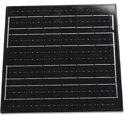 Garosa Ventilador de Techo Solar de 15 W, Motor de CC sin Escobillas 430 CFM con Panel de Vidrio Templado y Resistente Al Agua IP68, para áticos, Almacenes, Terrazas Solares, Cocinas