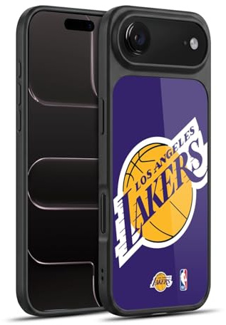 Head Case Designs Offizielle NBA Übergroß Los Angeles Lakers Gel Armour Hülle [Militärischer Schutzgrad] kompatibel mit Apple iPhone 17 Air