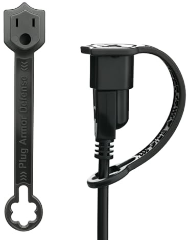 Mellbree Cubierta de enchufe para exteriores, protector de cable de extensión impermeable de 2 y 3 puntas