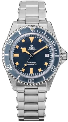 TACTICAL FROG Thorn T023 V2 Taucheruhr Automatik, PT5000, 40mm (blau)