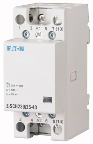 Eaton Installation contactor Z-SCH230/25-40 230VAC/25A/4S installation contactor for series