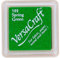Tsukineko VersaCraft vks-122 Stempel Stoff, kleiner Cube 25 x 25 mm grün Frühling