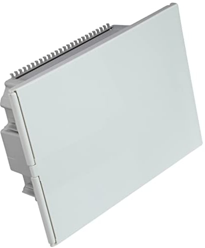 UNITEC 40647 Kleinverteiler, Unterputz mit Tür, IP 30, 1-reihig