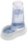 Ferplast Distributeur de nourriture ou d'eau pour chiens et chats AZIMUT 600, Distributeur de nourriture sèche ou eau 0,6 litre, fond antidérapant, 12,5 x 19 x h 19,5 cm Blanc