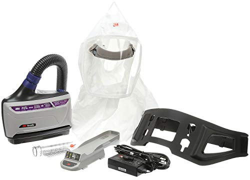 3M PAPR Respirator, Versaflo Powered Air Purifying Respirator Kit, TR-600-ECK, Easy Clean and Easy to Use, All-in-One Respiratory Protection, High Capacity Battery, Food Safety, Painting
