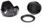 Fotga 52 MM forme de fleurs de pare-soleil + Snap-On Bouchon d'objectif pour Canon EOS M EF-M Objectif 18–55 mm