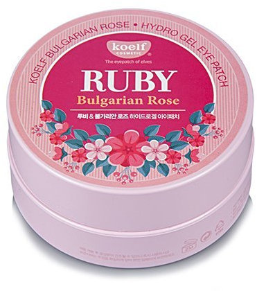 Koelf - Bulgarian Rose Hydro Gel Eye Patch - 60 x Augenpads gegen Augenringe und Augenfalten - mit Bulgarischem Rosenwasser