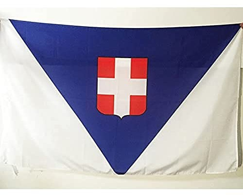 AZ FLAG - Drapeau Département de la Savoie - 90x60 cm - Drapeau Département Savoyard 100% Polyester Avec Fourreau et Cordelette - Pavillon 50 g