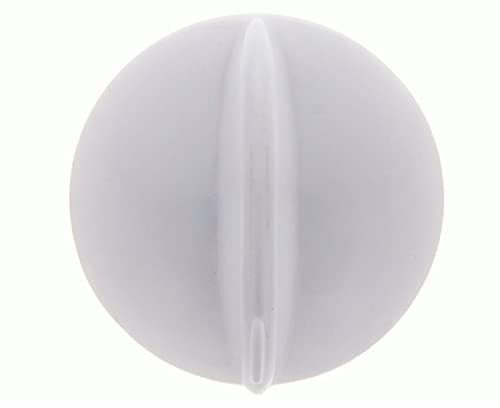 Recamania Mando microondas compatible con Moulinex Blanco Eje 6mm