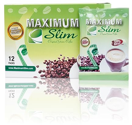 Premium Organic Green Coffee - Maximum Formula, Maximum Results, & Maximum Taste - 12 ct