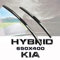 Jurmann Trade GmbH® 2 x Hybrid-Technologie 650/400 mm Scheibenwischer Aero Japan Premium Vorne Carens III; Rio III Stufenheck; Rio III; Sorento III; Sportage