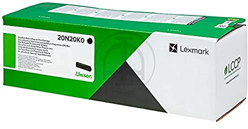 Lexmark 20N20K0 Toner schwarz 1500 Seiten Standard Kapazität Return