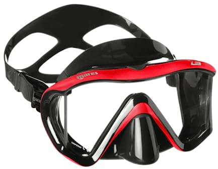 Mares i3 Tauchermaske Einglas (schwarz)
