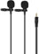 VIDOO Double Head Live Interview Microphone With 3.5mm Plug 1.5m Cable For DJI OSMO Pocket Gimbal Android iOS Smartphone
