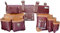 Zakco PRO-21 Vera Pelle Pieno Fiore Heavy Duty Multi Tasche Costruzione Rig, Carpenters Tool Belt, 2 Sacchetti In Pelle Cintura Framer's, Tuttofare, Copertina, Cintura Strumento e Strumento Organizer