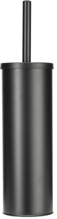 Croydex T.Brush & Holder M.Black AJ700021, Matt Black, 384x100x100mm