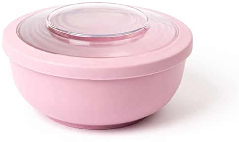 Harfield Tableware Amuse 2L Salad Mixing Dinner Bowl with Airtight Lid BPA Free (Pink)