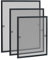 HENGMEI Fliegengitter Fenster 120x140cm Insektenschutz ohne Bohren Mückenschutz Mückengitter Fliegenschutzgitter mit Aluminium Rahmen für Fenster, Anthrazit