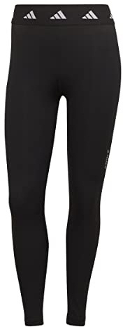 adidas Damen Techfit 7/8 Leggings, Black, S