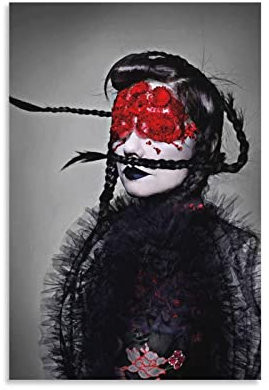 Shenywell Wanddeko Poster Bjork ArtVintage Retro Dekorative Malerei für Zuhause Schlafzimmer Wohnzimmer Dekor 50x70cm Kein Rahmen