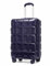 KONO Handgepäck Koffer Trolley Handgepäck 54cm Zwillingsrollen ABS Hartschalenkoffer Reisekoffer mit TSA Schloss 4 Rollen, 54x34x22cm (Koffer Handgepäck, Dunkelblau)
