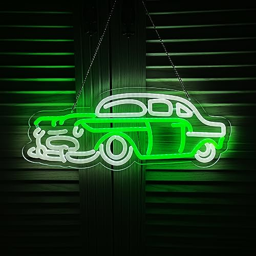 Novelty Classic Car Neon Sign Art Wall Lights for Business Beer Bar Club Bedroom Windows Glass Hotel Pub Cafe Wedding Birthday Party Gifts