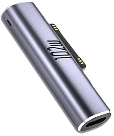 Staccatory 102 W USB C Type C Schnellladestecker Konverter für Surface Pro 3 4 5 6 7 8 Go für Surface Book 1 2 3
