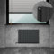 WITEN&NOCK Design Heizkörper Flach Paneelheizkörper Horizontal 550x850 mm, Heizung Badheizkörper für Badezimmer, Flachheizkörper mit Seitlichen Anschlüssen 977 Watt Doppellagig(Anthrazit)