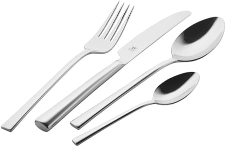 Zwilling Jeu de couverts Charleston argenté 30 pièces acier inoxydable