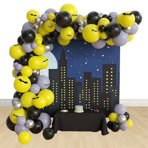 Deko Bat Luftballons Bat Hero Geburtstag Girlande Dekoratione Kinder Geburtstag Party Dekoration