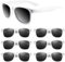 ASTARON Retro Vintage Sonnenbrille Bulk, 6 Pack polarisiert Günstige Neon Sonnenbrillen Bulk für Frauen und Männer(Weiß)