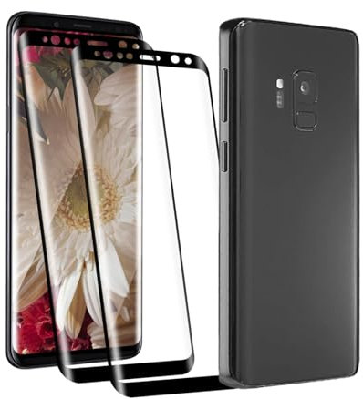 Cable Leader Schutzfolie für Panzerglas für Samsung Galaxy S9, 2 Stück 9H Härte S9 Displayfolie, 3DVolle Bedeckung Schutzglas für S9, Keine Blasen, Sensitive Touch, HD Galaxy S9 Displayschutzfolie