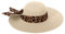 LY4U Sombreros de Sol para Mujer UPF 50, Sombrero de Paja para Mujer
