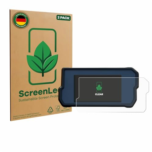 ScreenLeaf (2 Stück Schutzfolie für KTM 390 Duke 2017 [nachhaltiger Displayschutz, Folie, transparent, kratzfest]